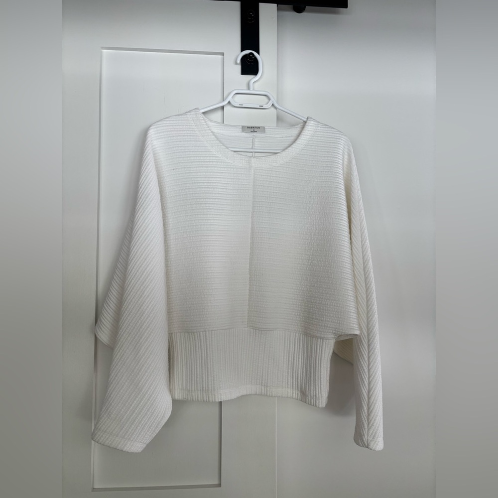 Babaton Cream Crew Neck Sweater